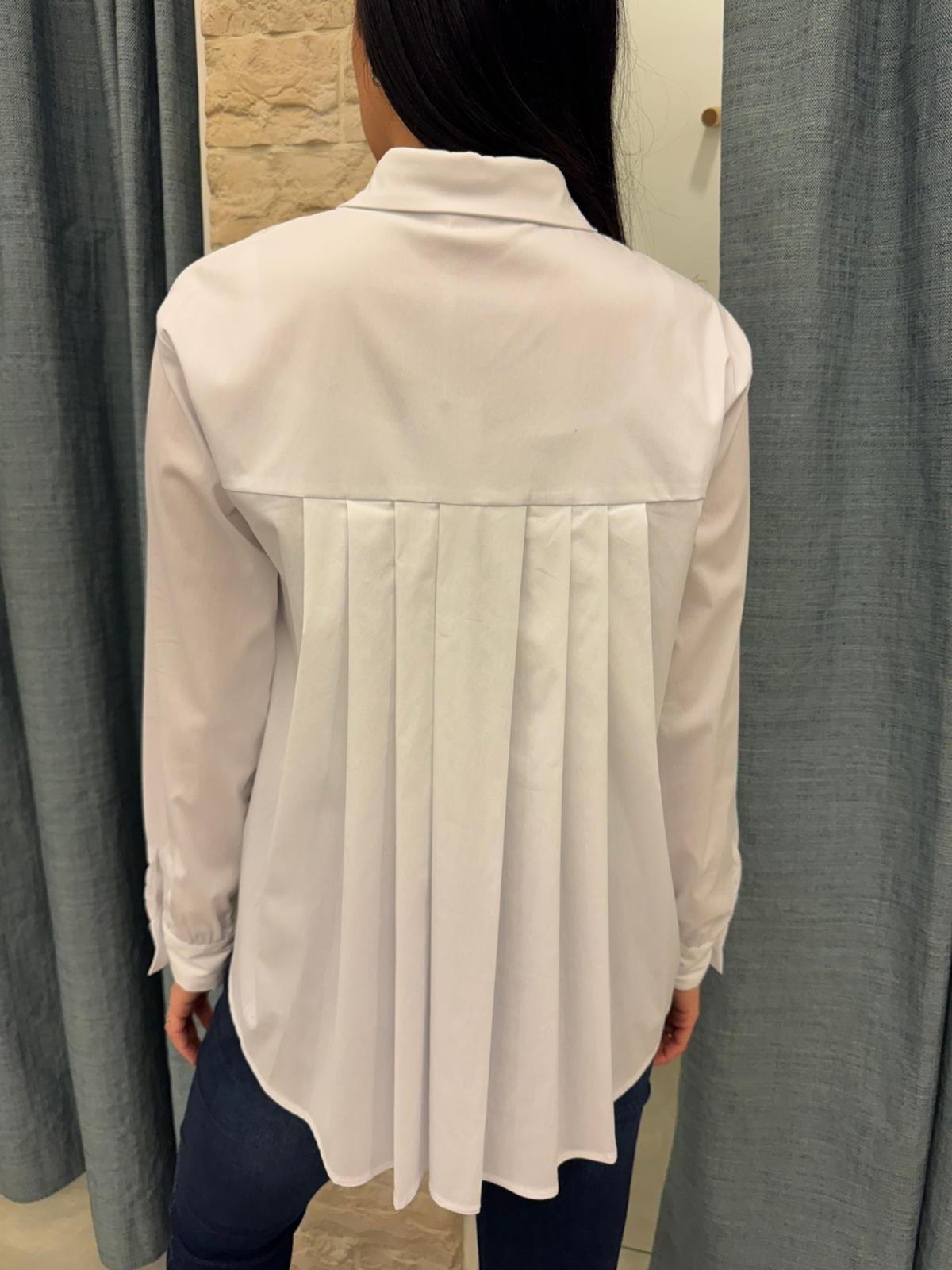 Camicia schiena plissè