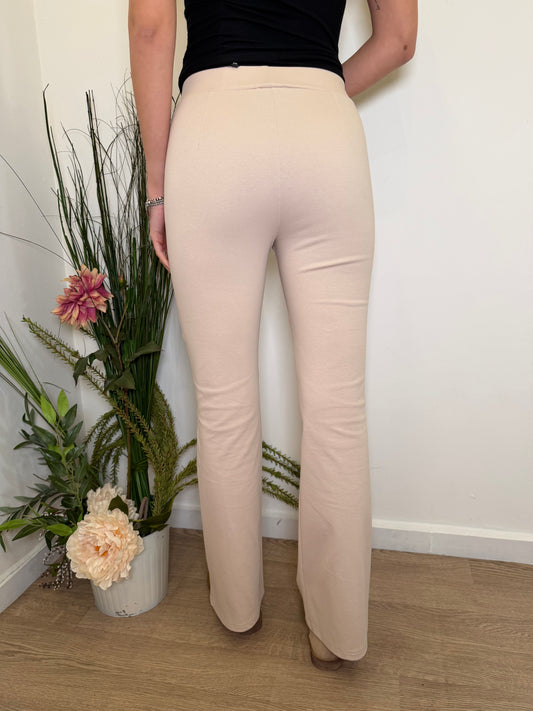 Pantalone sabbia flare
