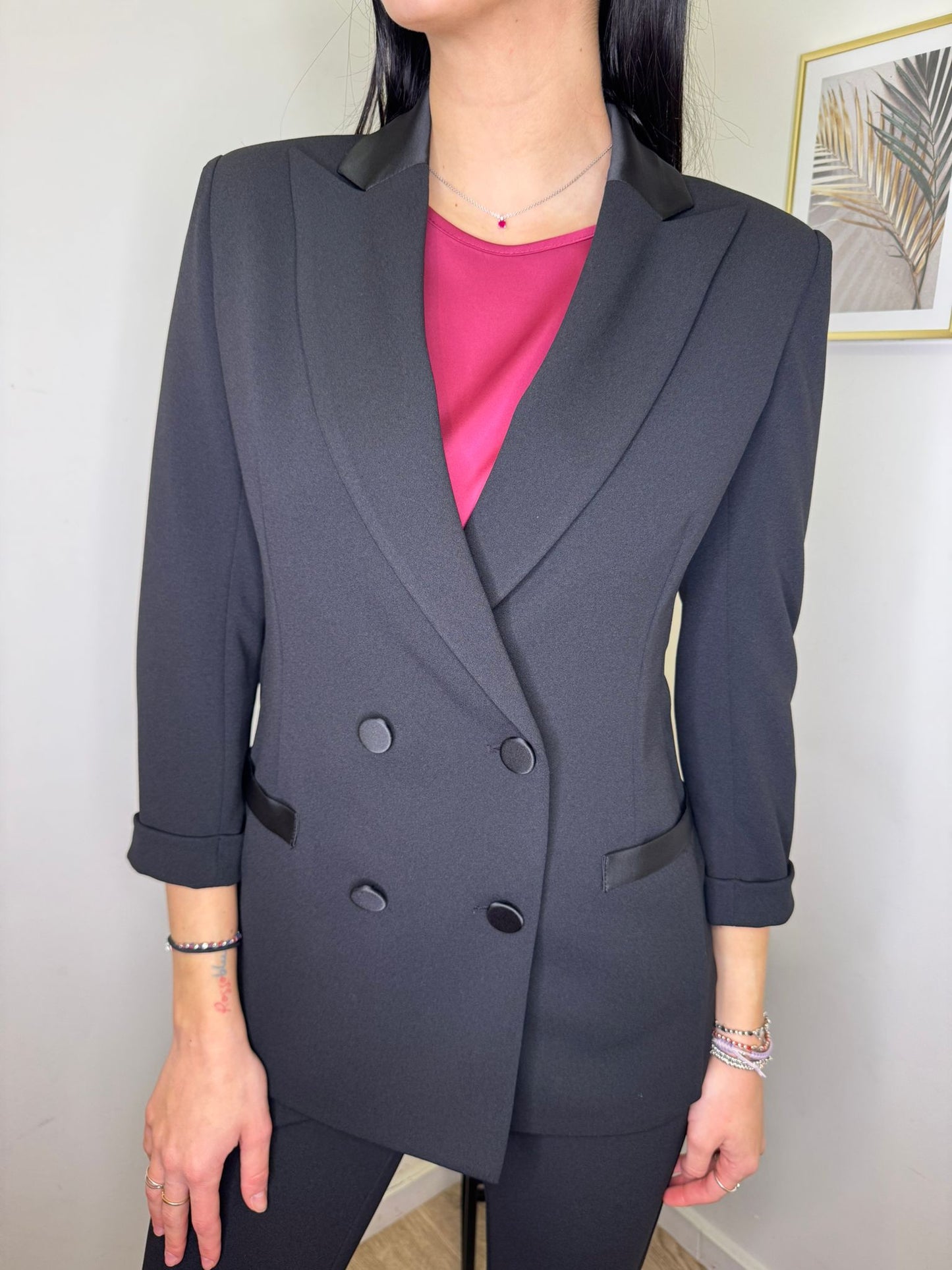 Giacca tailleur nero Imperial