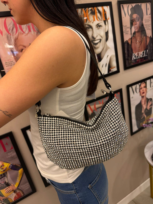 Borsa luna strass