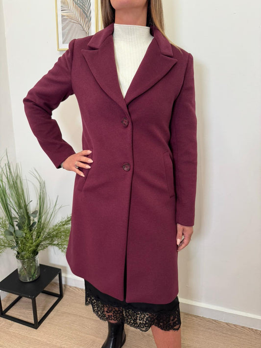 Cappotto burgundi