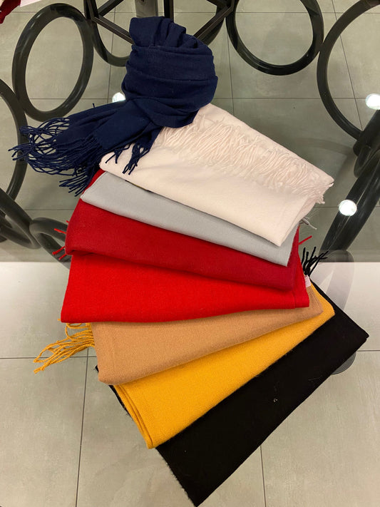 Sciarpa viscosa tinta unita