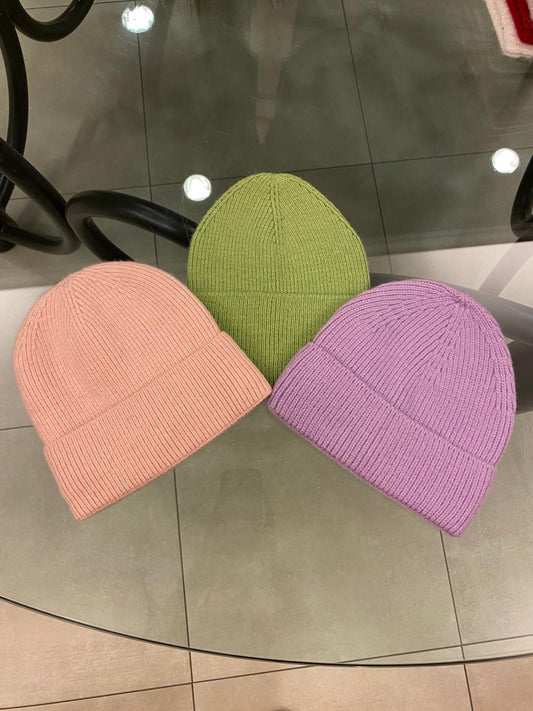 Cappellino cuffia tinta unita