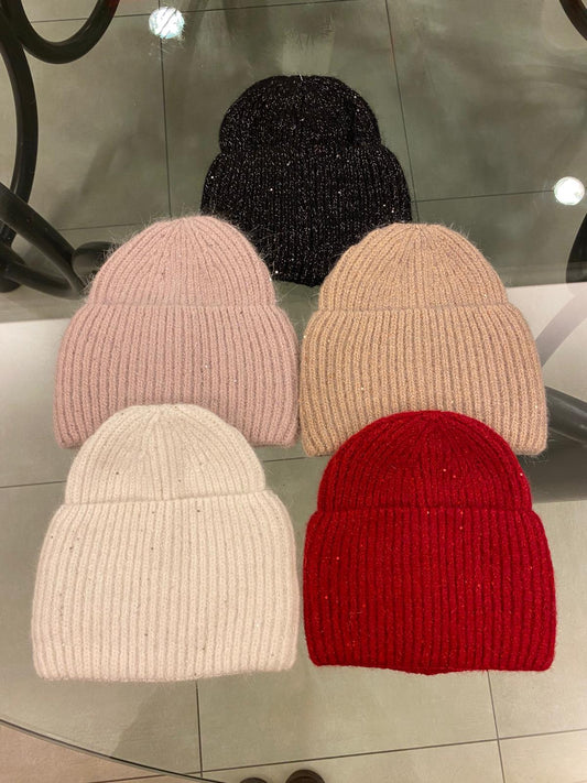 Cappellino strass tinta unita