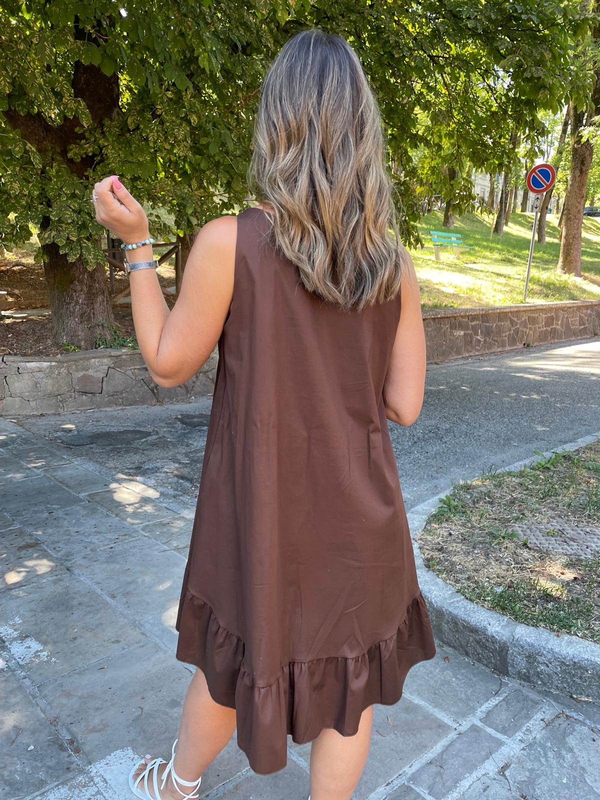 Abito cotone over - 3 colori