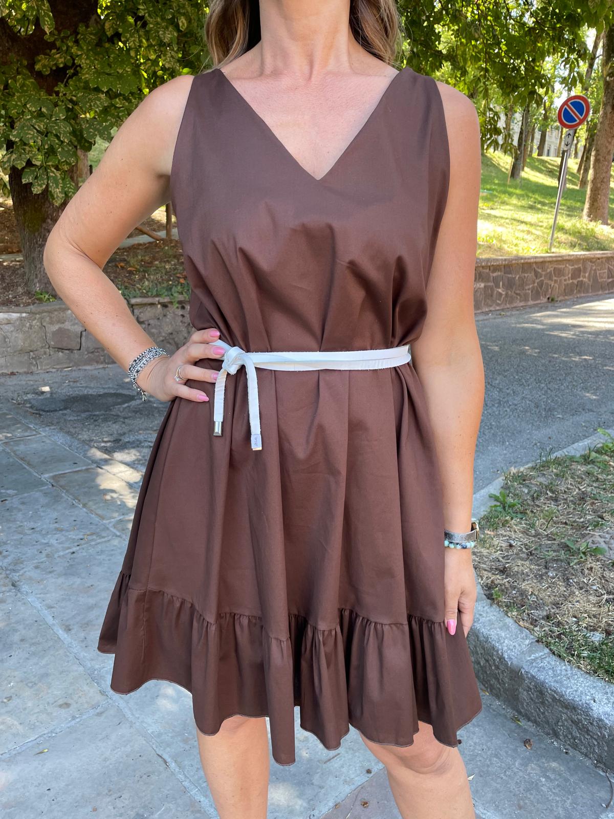 Abito cotone over - 3 colori