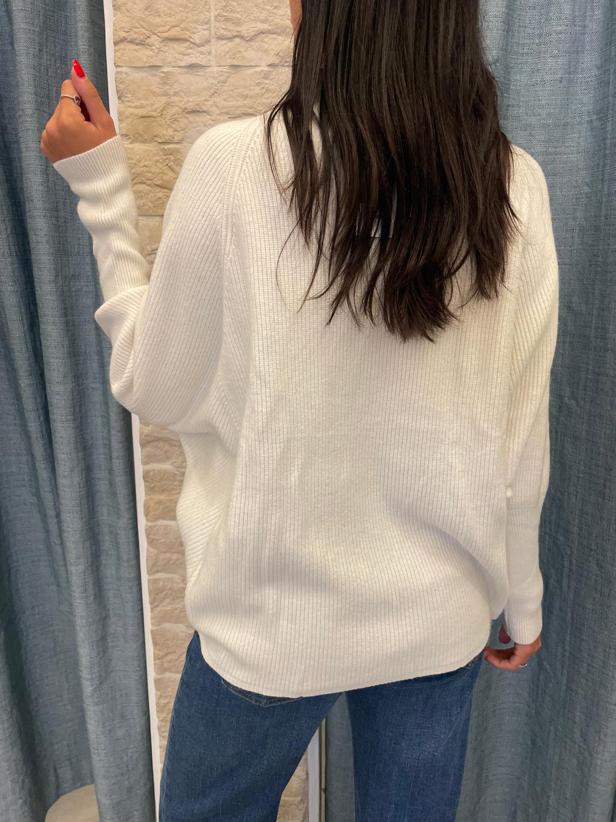 Pull stella - over scollo alto