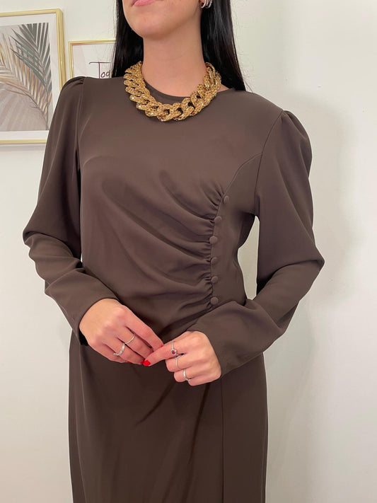 Abito lungo cioccolato