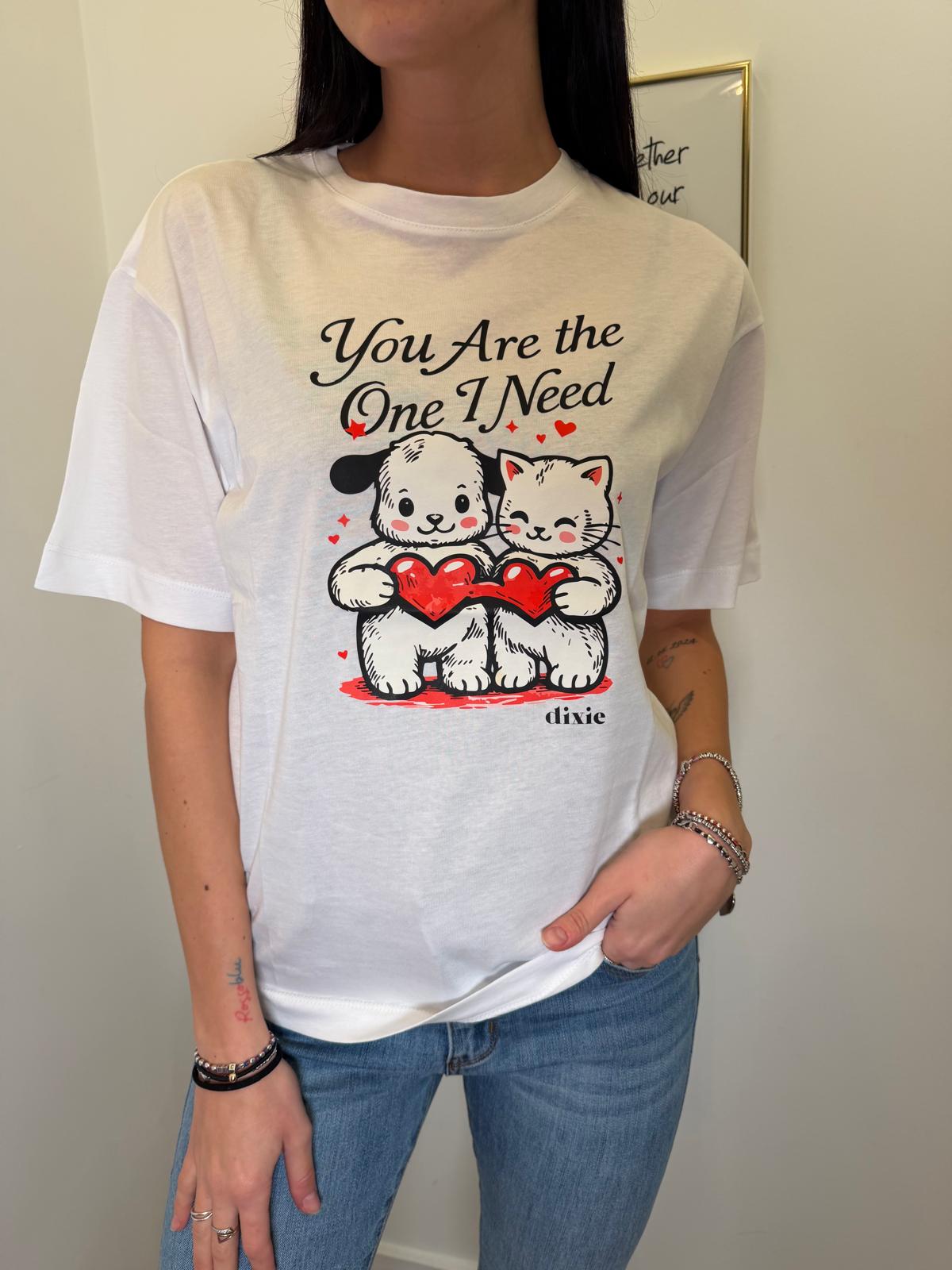 T-shirt you are the one