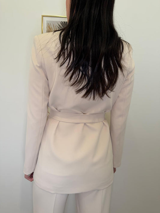 Blazer fiocco beige