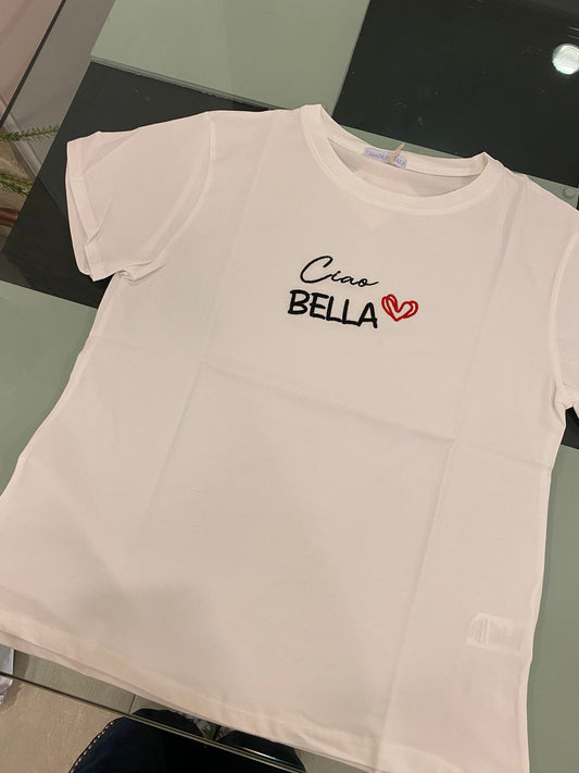 T-shirt ciao bella
