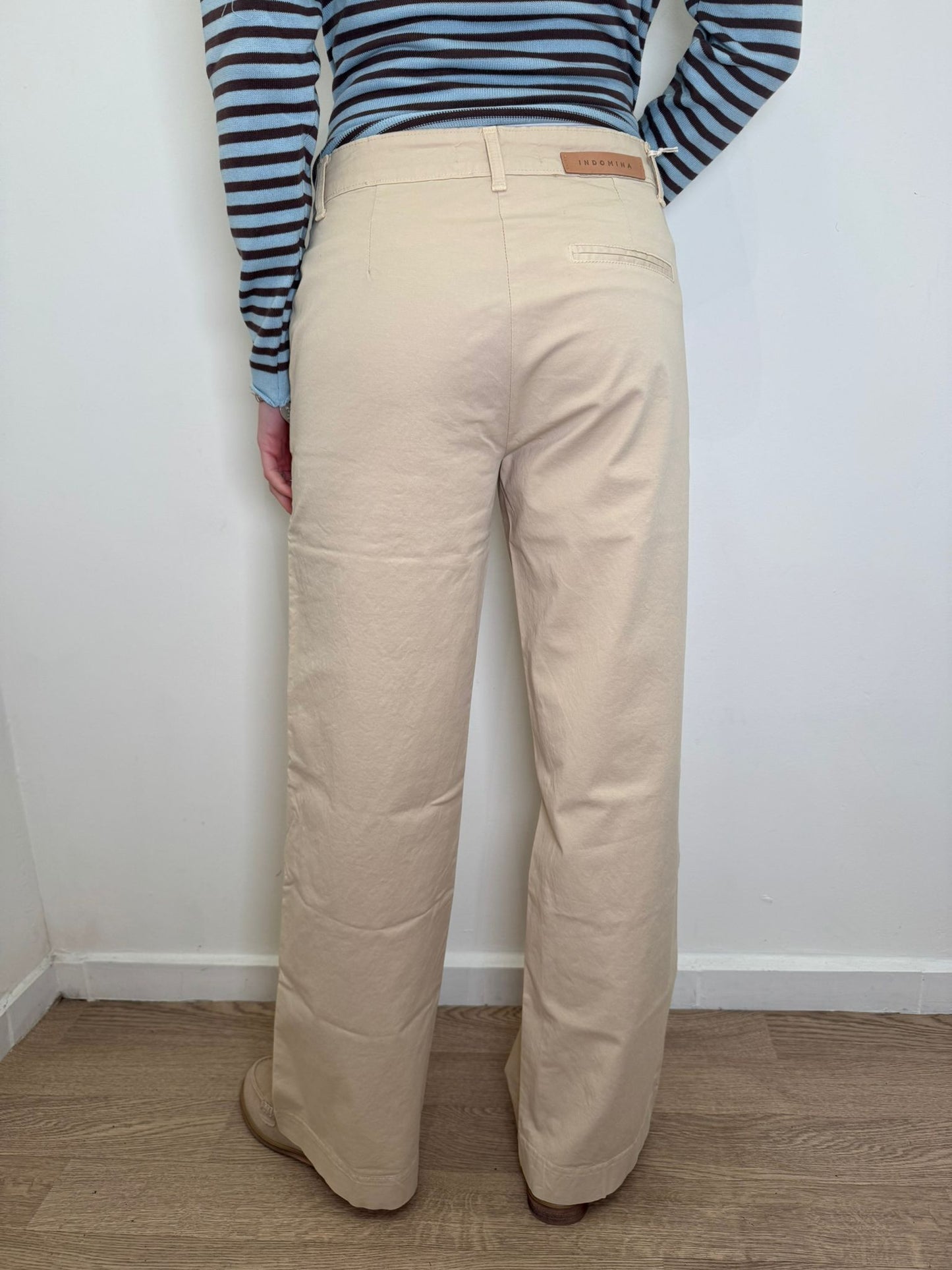 Pantalone gabardina sabbia