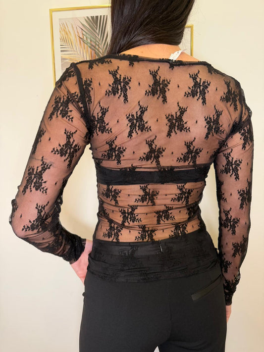 Maglia in pizzo - 3 colori