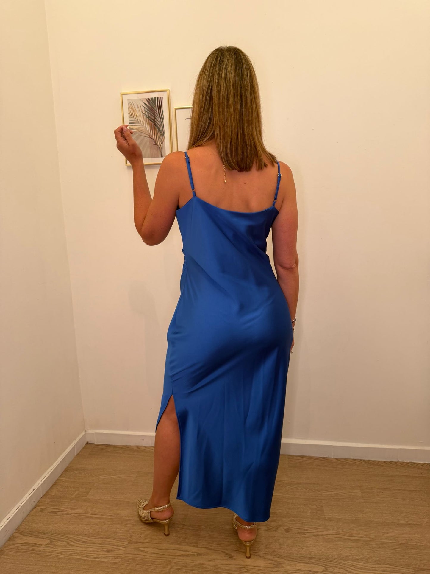 Abito scivolato royal blue