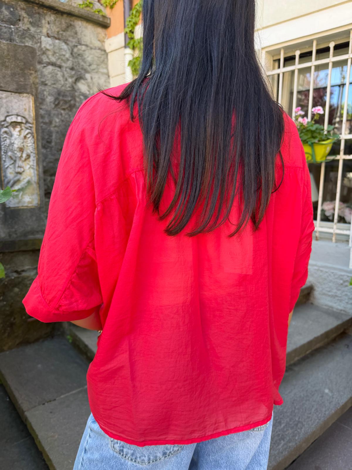 Camicia mussola di cotone-più colori