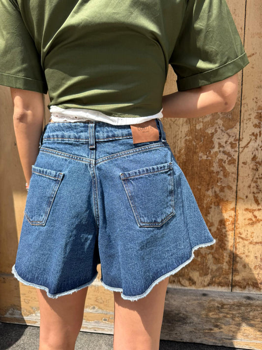 Short denim farfalla