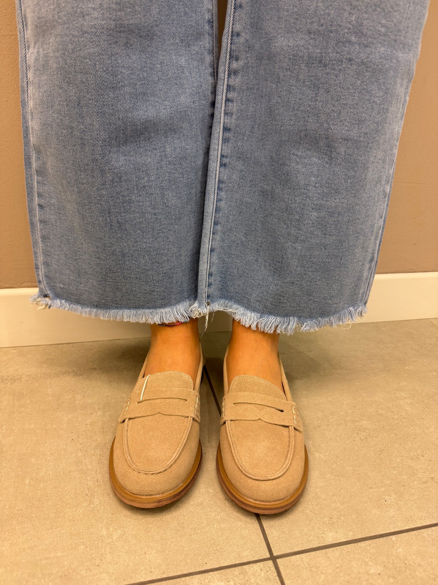 Mocassino suede