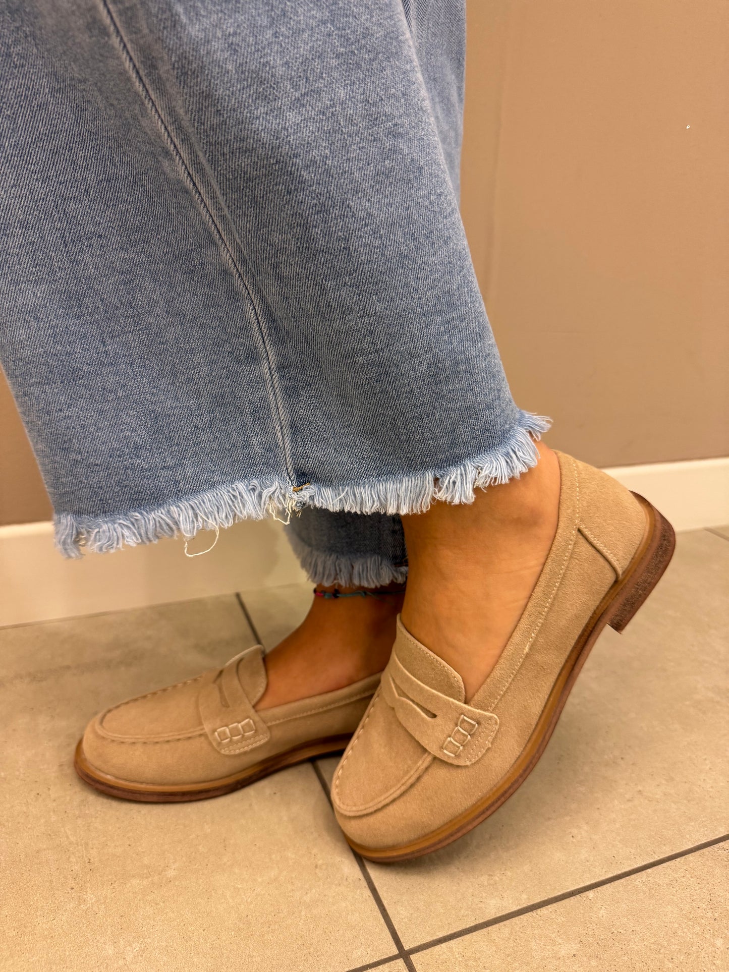 Mocassino suede