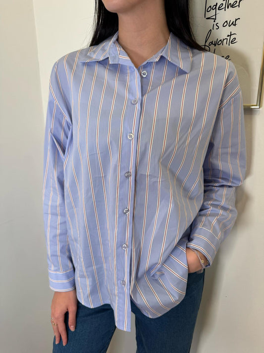 Camicia riga bicolor