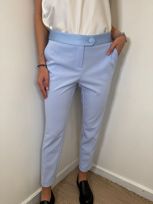 Pantalone sigaretta pervinca