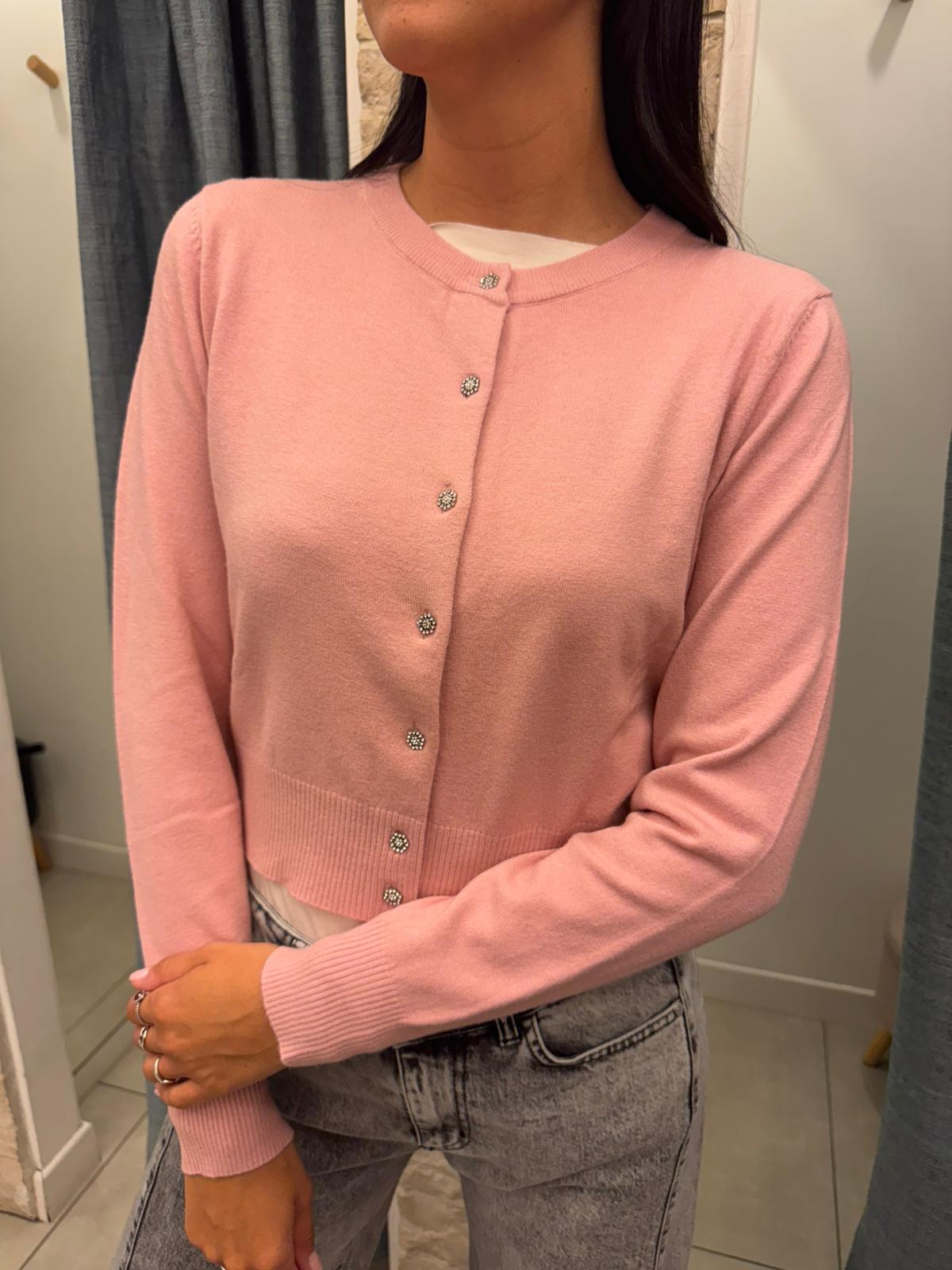 Cardigan bottoncini gioiello