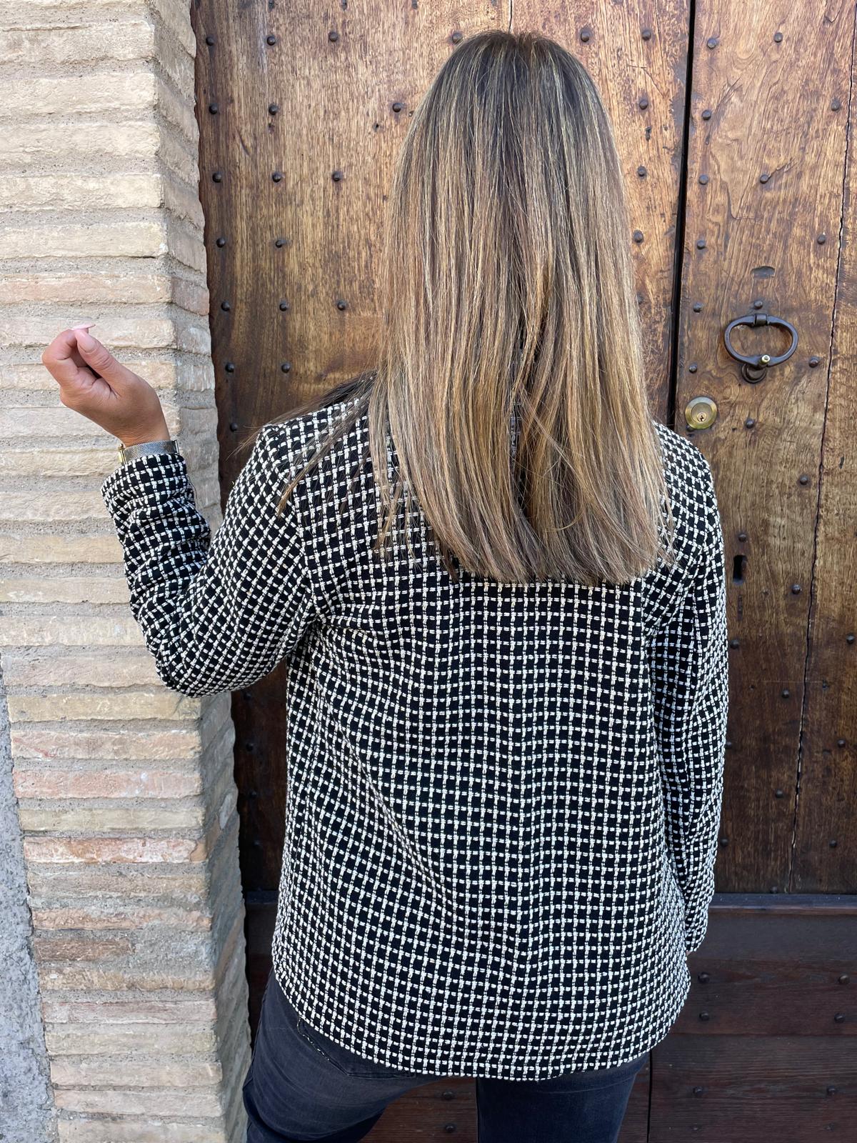 Blazer in tweed