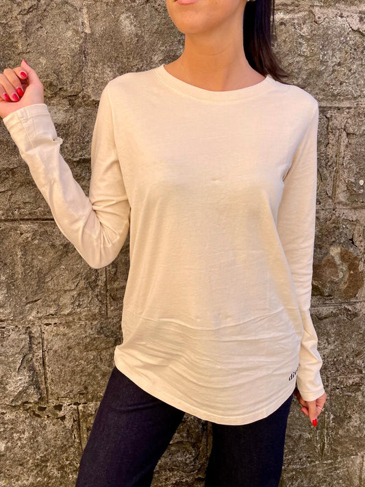 T-shirt manica lunga burro