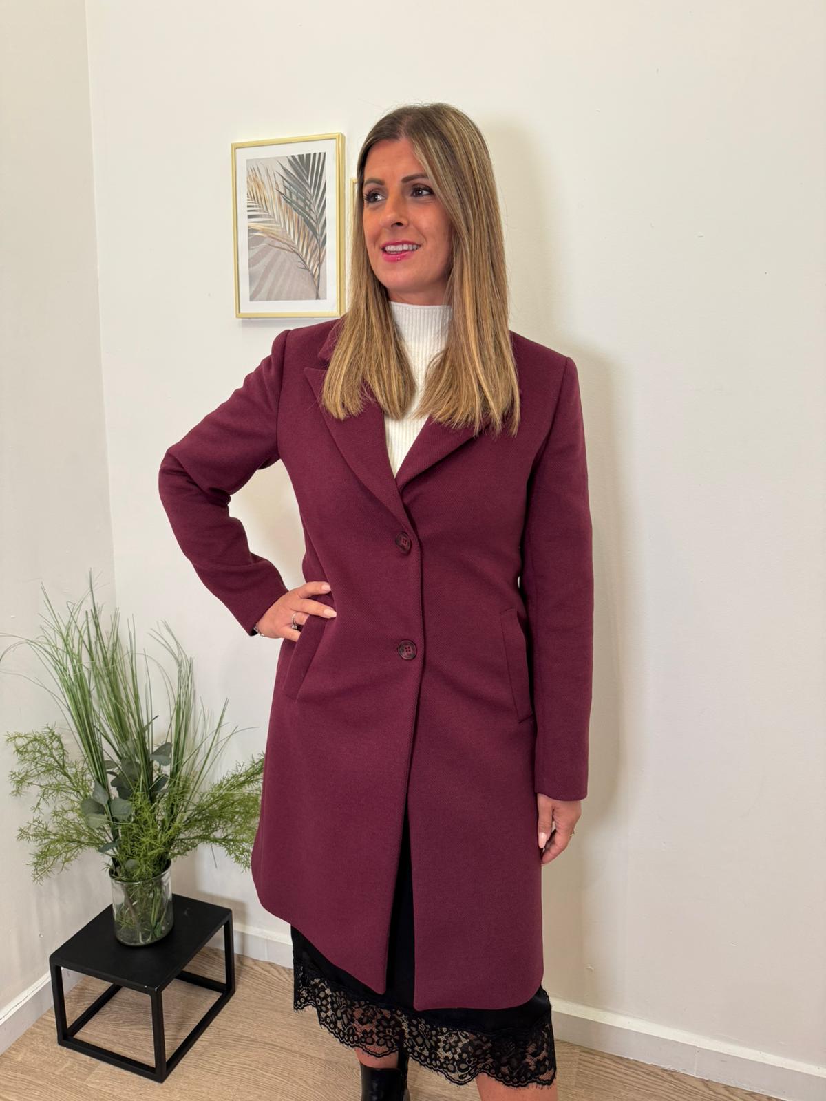 Cappotto burgundi