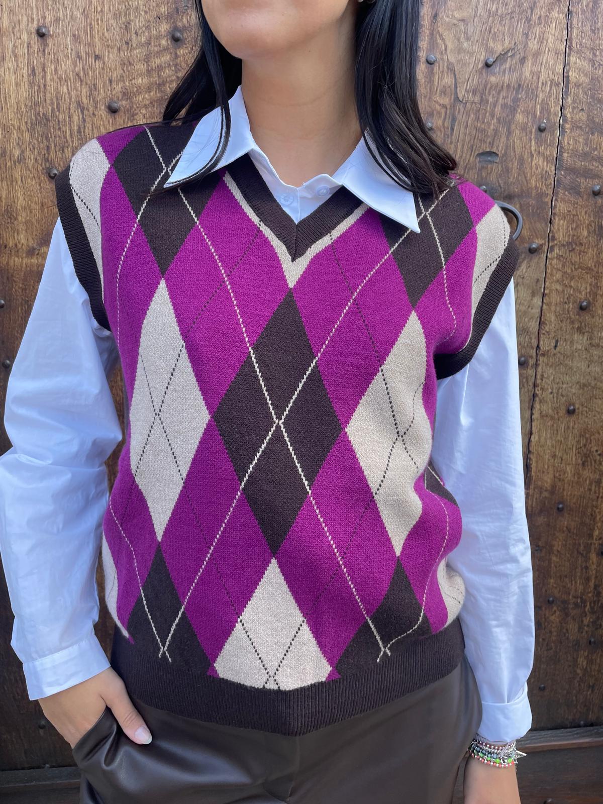 Gilet jacquard