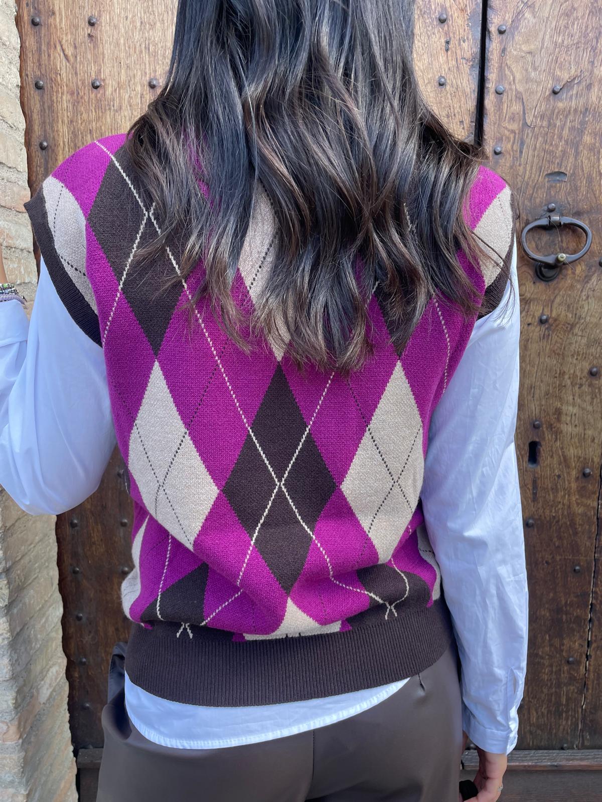 Gilet jacquard