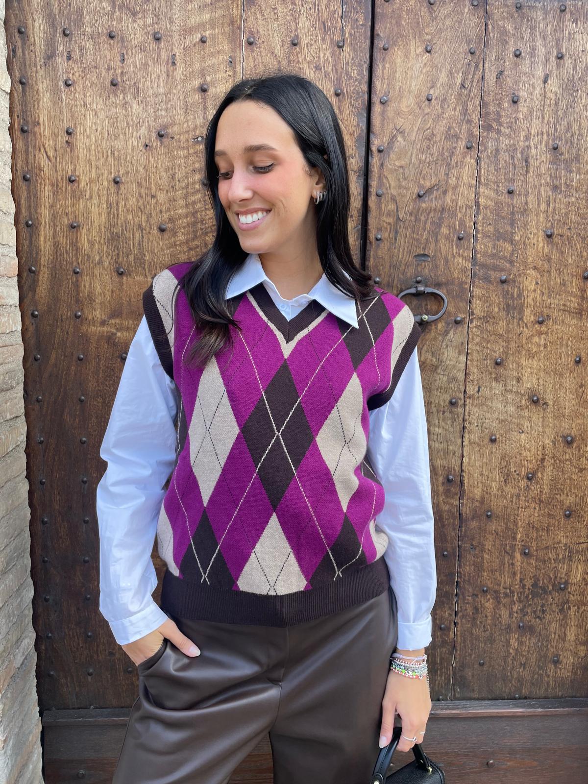 Gilet jacquard