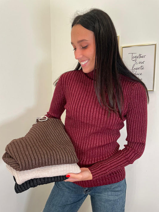 Dolcevita coste lurex