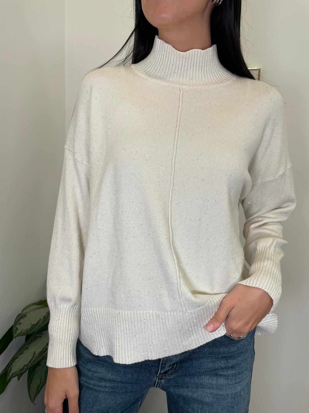 Pullover over lurex - 4 colori