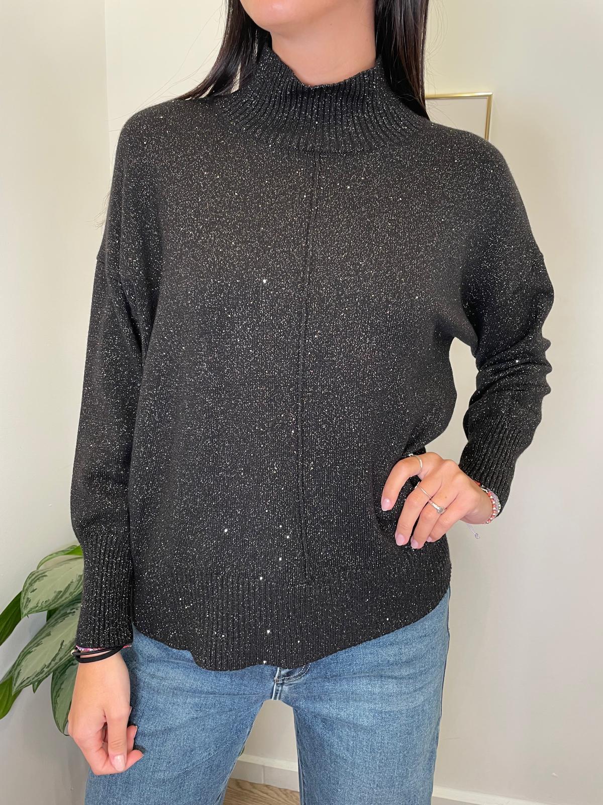 Pullover over lurex - 4 colori