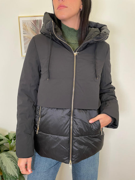 Piumino doublè nero