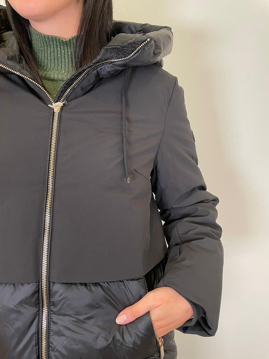 Piumino doublè nero