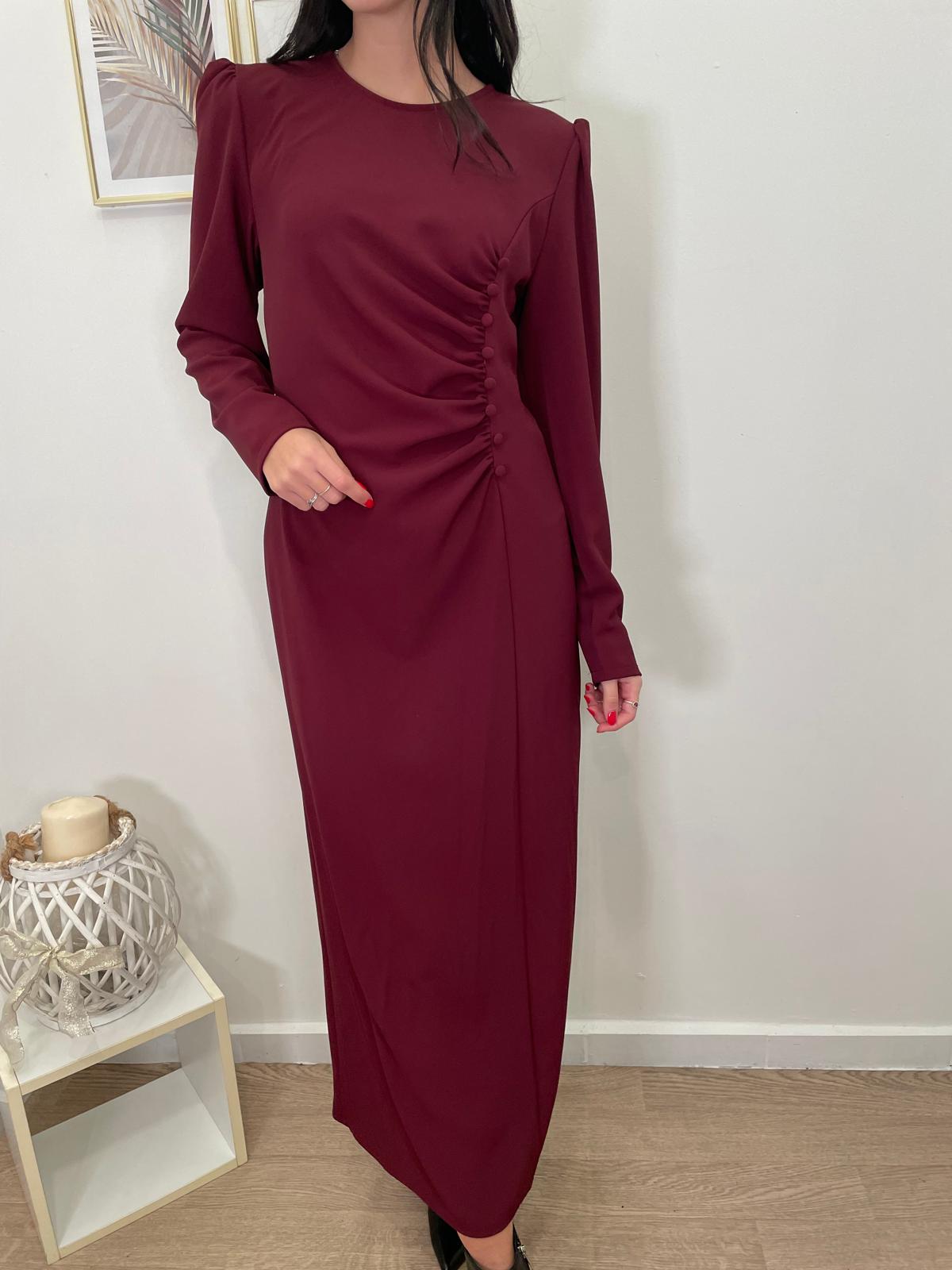 Abito lungo bordeaux