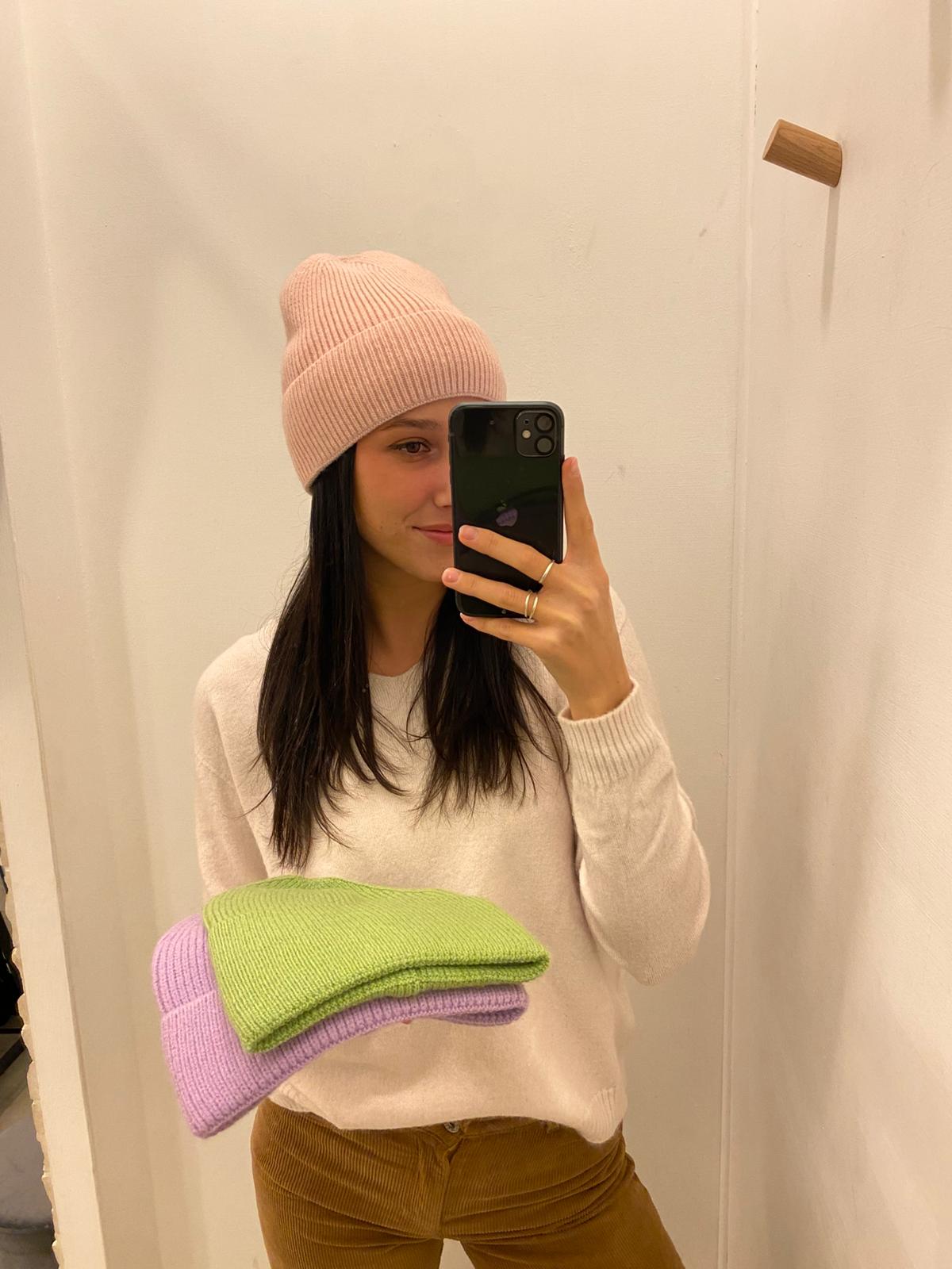 Cappellino cuffia tinta unita