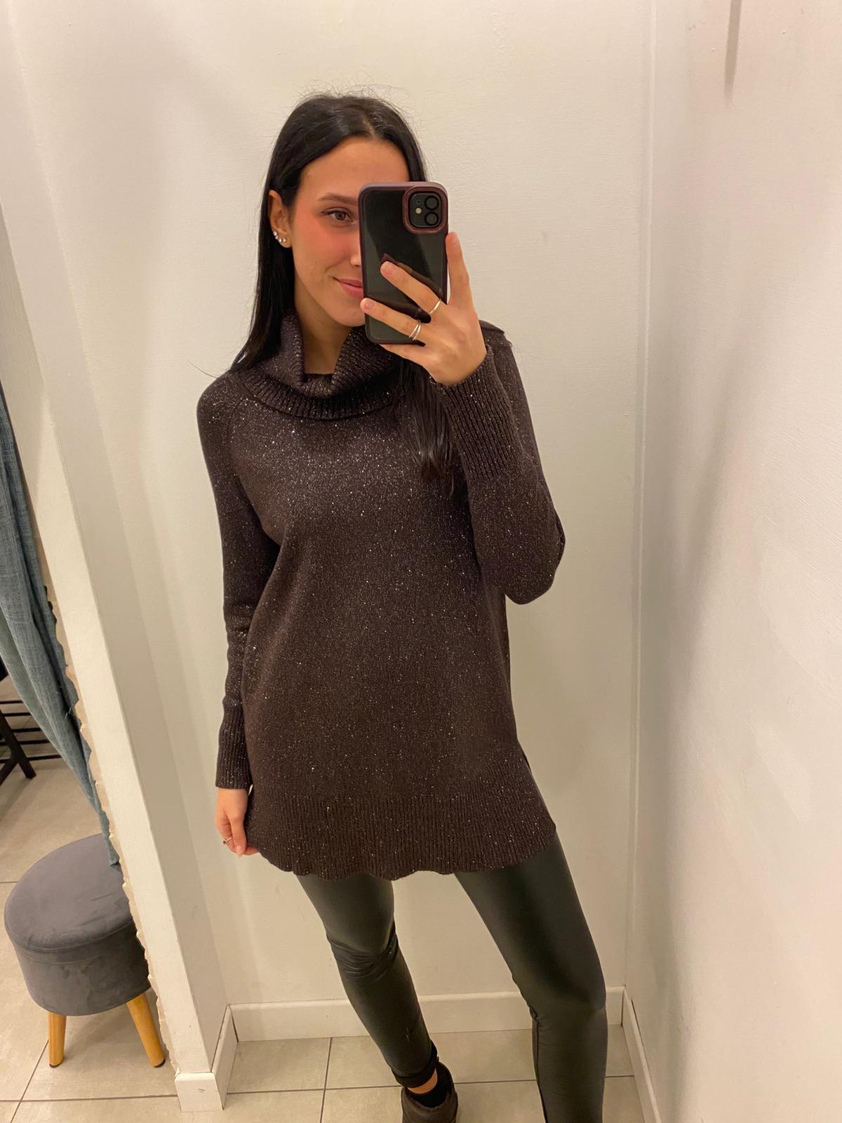 Abitino in maglia lurex