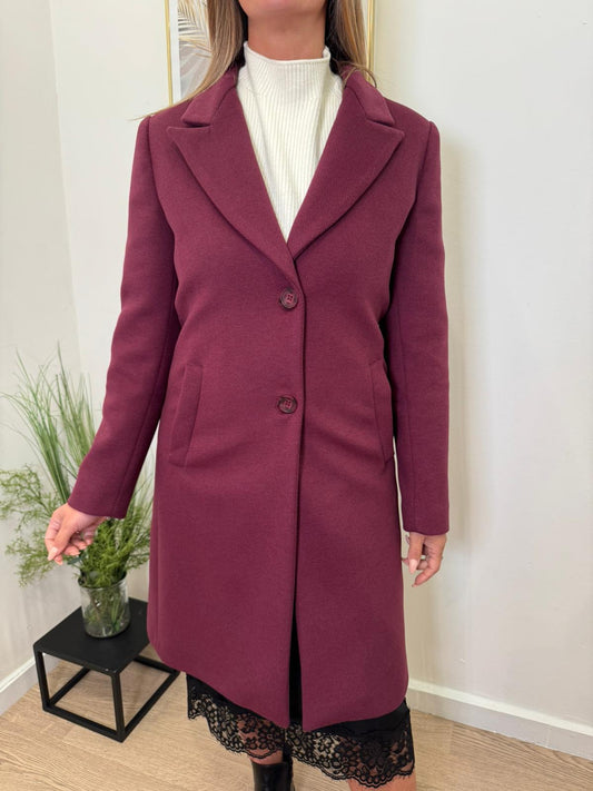 Cappotto burgundi