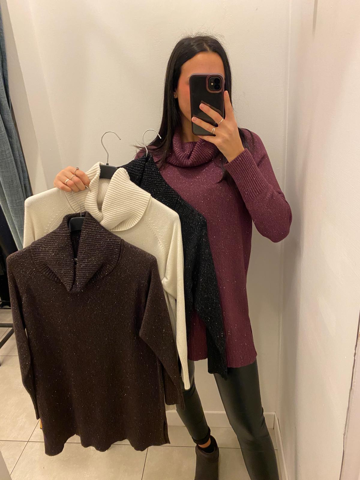 Abitino in maglia lurex