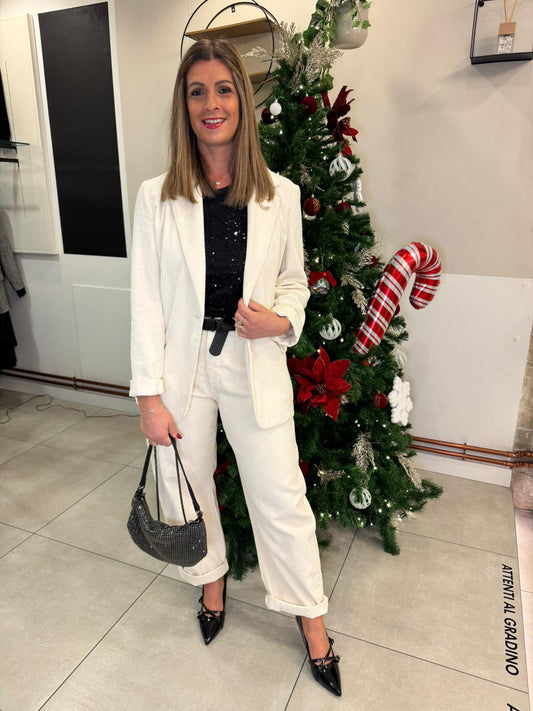 Blazer velluto costine