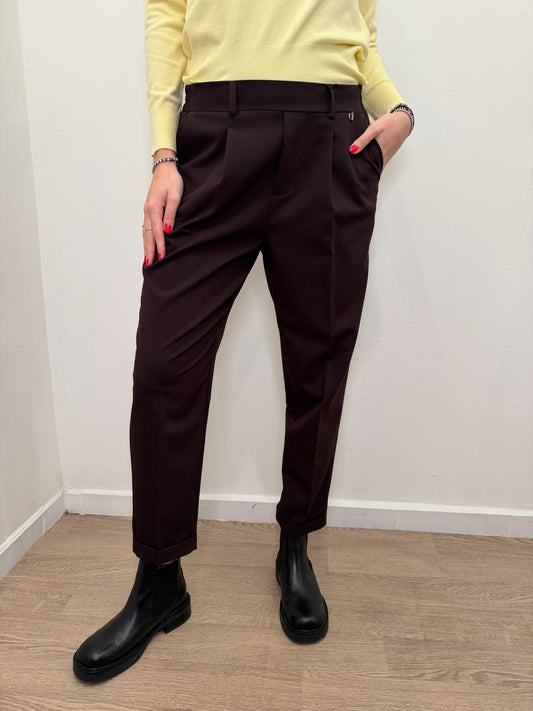 Pantalone pinces cioccolato