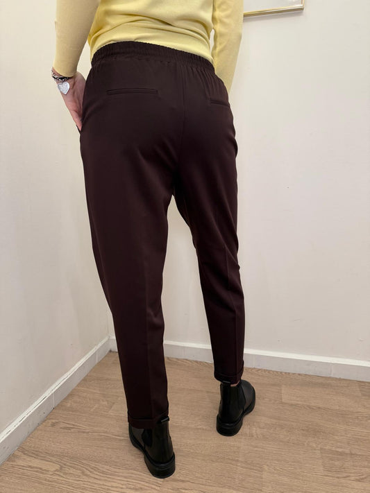 Pantalone pinces cioccolato