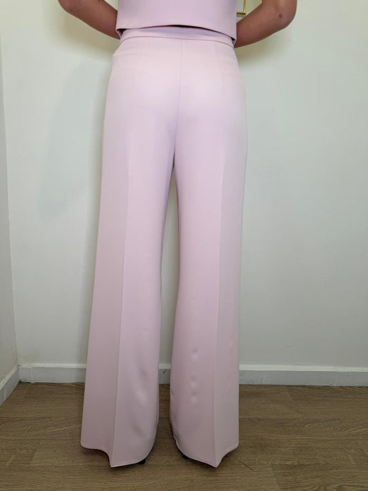 Pantalone fluido rosa