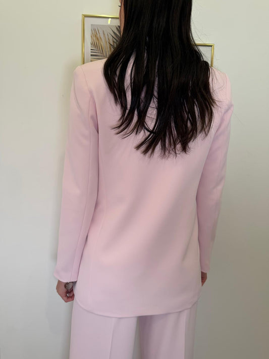 Blazer monopetto rosa