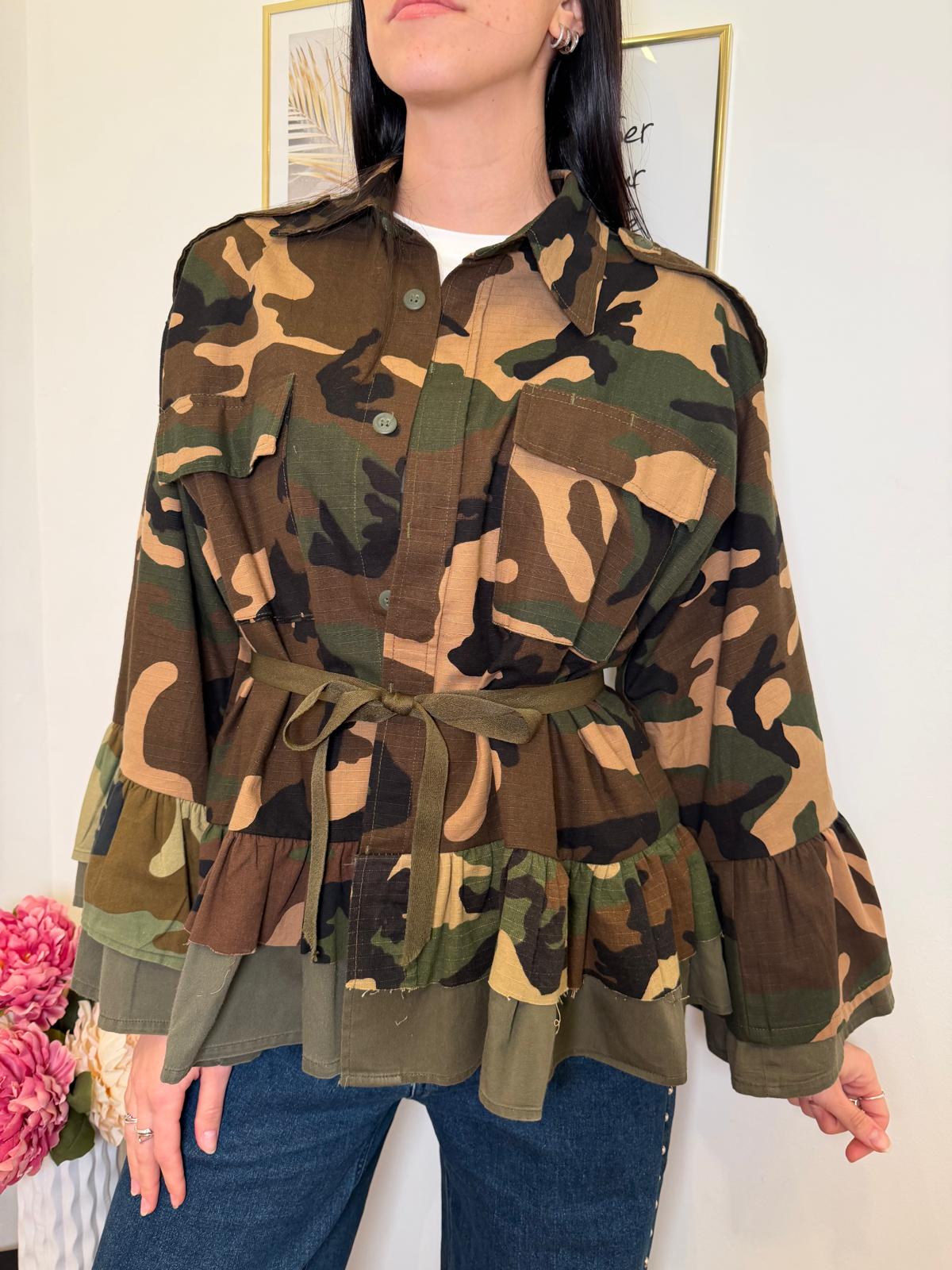 Giacca military rouge