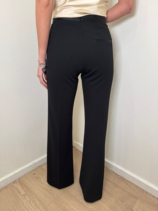 Pantalone flare nero Imperial