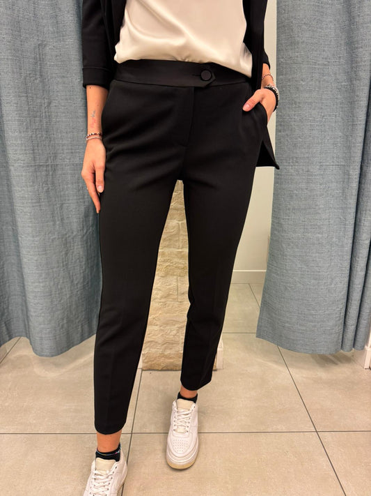 Pantalone sigaretta nero Imparial