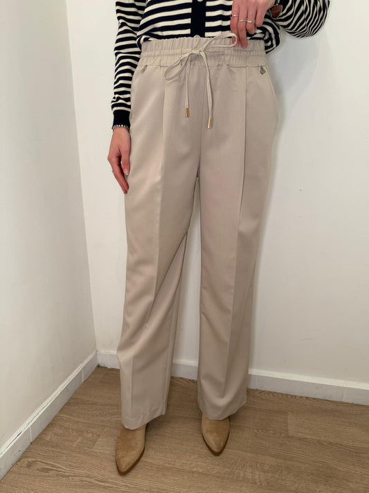 Pantalone pinces sabbia